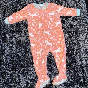 Baby girl one piece pajamas